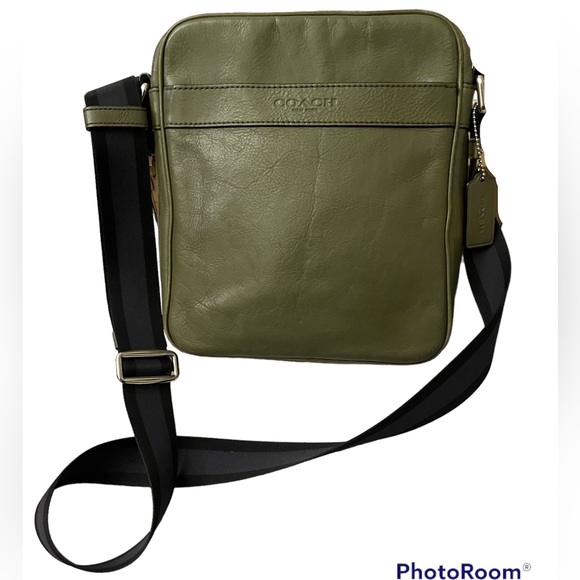Coach Bags Unisex Coach Army Green Crossbody Bag Poshmark